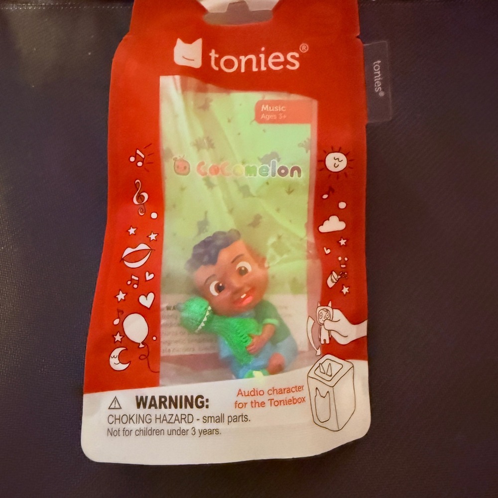Tonies Cocomelon Cody Audio Character Kids Green New Music Hand-Painted Figure
